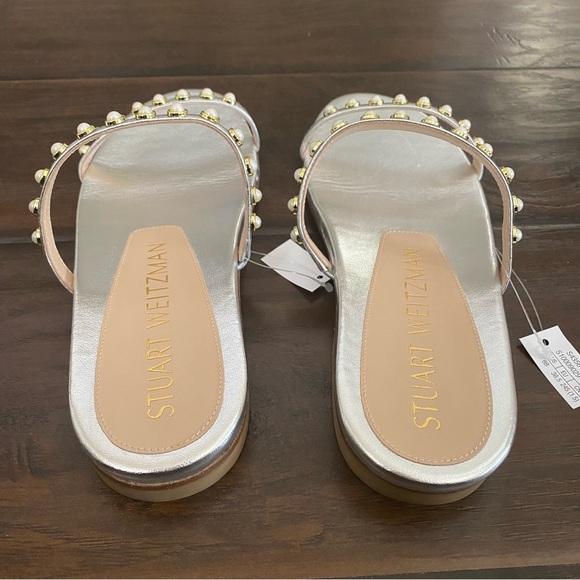 New with box Stuart Weitzman strap flat sandals women’s size 8 B - Picture 4 of 8